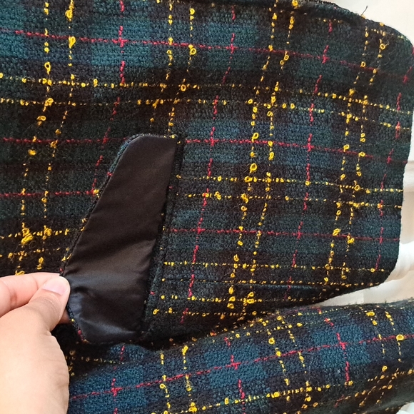 Sag harbor jacket women's size 14 tweed colorful - Picture 10 of 10